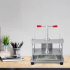 VEVOR Manual Paper Press Machine, 12x8.6 Inch For A4 Sized Papers Flatting Machine, 10cm Thickness Steel Frame Manual Paper Press Machine, Silver