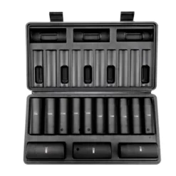 VEVOR 1/2" Drive Impact Socket Set, 13 Piece Deep Socket Set Metric 10-24mm, 6 Point CR-V Alloy Steel For Auto Repair, Easy-to-Read Size Markings 15 VEVOR 1/2" Drive Impact Socket Set, 13 Piece Deep Socket Set Metric 10-24mm, 6 Point CR-V Alloy Steel For Auto Repair, Easy-to-Read Size Markings -Vevor GUEST 2b0b319b 3355 455d a5c8 f49485648576
