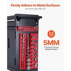 VEVOR Magnetic Socket Organizer Set, 3PCS Magnetic Socket Holder, 1/4'', 3/8'' & 1/2'' SAE Socket Trays With Clear Labels, Hold Up To 68PCS Standard -Vevor GUEST 2be33bdf 3fa1 4966 bc51 6402f8950d0e