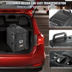 VEVOR Insulated Food Pan Carrier, 81 Qt Hot Box For Catering, Food Box Carrier With Double Buckles, Front Loading Food Warmer With Handles -Vevor GUEST 2c959633 a6d7 4ff4 af43 2e9d4ebc6b78