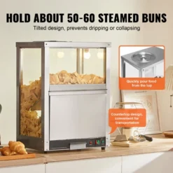 VEVOR Commercial Nacho Chip Warmer, 84.5QT Chip Warmer Machine With Heating Base And Warming Light, Nacho Machine With Deflection Board -Vevor GUEST 2d0c9657 87ce 425d 9962 ed8b31eaece1