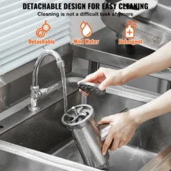 VEVOR Meat Grinder, 6 Lbs/Min Capacity Electric Meat Grinders With Blade, Grinding Plate, Sausage Maker, Stainless Steel Commercial Meat Mincer -Vevor GUEST 2d982938 716c 4cb4 919f 1a833e283eb5 1