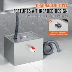 VEVOR Commercial Grease Trap, 8 LBS Grease Interceptor, Top Inlet Interceptor, Stainless Steel Grease Trap, 2.8 GPM Waste Water Oil-water Separator -Vevor GUEST 2e51324e b52f 46b5 96d8 b46770491fdf