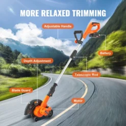 VEVOR Lawn Edger, 20 V Power Edger, 9-inch Blade Edger Lawn Tool With 3-Position Blade Depth,for Lawns, Driveways, Borders, And Sidewalk Edges -Vevor GUEST 2f3fc382 ea22 4db7 ae9a d958c61e9d31