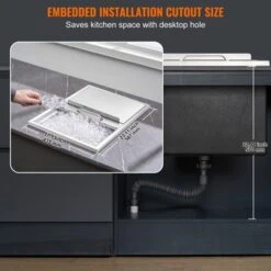 VEVOR Drop In Ice Chest, 24"L X 18"W X 13"H Stainless Steel Ice Cooler, Commercial Ice Bin With Sliding Cover, 40.9 Qt Outdoor Kitchen Ice Bar -Vevor GUEST 30a3b25e 2366 44c4 9689 37bdf31a307f