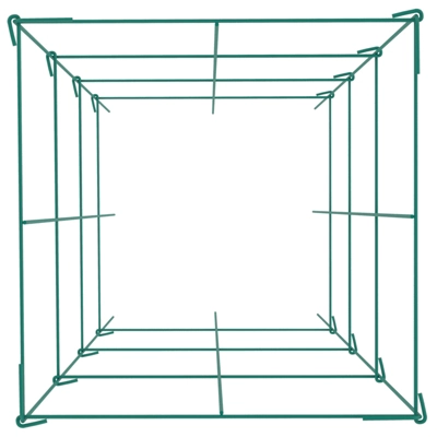VEVOR Tomato Cages, 14.6" X 14.6" X 39.4", 6 Packs Square Plant Support Cages, Green PVC-Coated Steel Tomato Towers, Green 8 VEVOR Tomato Cages, 14.6" X 14.6" X 39.4", 6 Packs Square Plant Support Cages, Green PVC-Coated Steel Tomato Towers, Green - Image 8