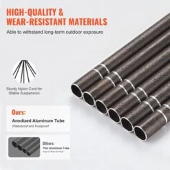 VEVOR Wind Chimes For Outside, 42", Deep Tone Wind Chimes With 6 Tubes, Unique Large Memorial Wind Chimes For Anniversary, Dark Brown -Vevor GUEST 31401a2c b3c0 47c7 b4dc 3da7cdfbed35