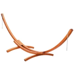 VEVOR Wooden Hammock Stand, 475 Lbs Capacity Universal 2 Person Hammock Frame Fits 9-13 Ft Hammocks, Larch Wood Arc Adjustable Stand For Hammock -Vevor GUEST 316c1fce 43b7 4d97 b360 2815b9bc731c
