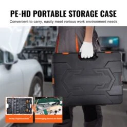 VEVOR Mechanics Tool Set And Socket Set, 1/4" 3/8" 1/2" Drive Deep And Standard Sockets, 205 Pcs SAE And Metric Mechanic Tool Kit -Vevor GUEST 31f47882 ac54 4283 a89e 8dc843a1b640