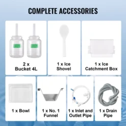 VEVOR Commercial Snowflake Ice Machine, 529.1LBS/24H Snowflake Ice Maker, Stainless Steel Ice Shaver Machine, Electric Snow Cone Maker, Silver 13 VEVOR Commercial Snowflake Ice Machine, 529.1LBS/24H Snowflake Ice Maker, Stainless Steel Ice Shaver Machine, Electric Snow Cone Maker, Silver -Vevor GUEST 32e4c1ce 3ced 4857 88cc 5f7bae7ff8db
