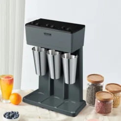 Vevor 27 VEVOR Milkshake Maker, 375W X 3 Electric Milkshake Machine, Triple Heads Drink Mixer Blender Machine, 3-Speed Milkshake Mixer