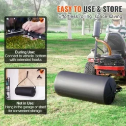 VEVOR Tow Behind Lawn Roller, 400lbs Sand/Water Filled Yard Roller, LLDPE Drum And Steel Frame Sod Roller With Easy-turn Plug, Black 10 VEVOR Tow Behind Lawn Roller, 400lbs Sand/Water Filled Yard Roller, LLDPE Drum And Steel Frame Sod Roller With Easy-turn Plug, Black -Vevor GUEST 33a64b39 316f 4fdc a3ec e7dd97498531