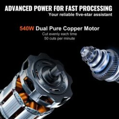 VEVOR Automatic Meat Slicer, 540W Deli Slicer, 2 PCS 10" Stainless Steel Removable Blade, 0-15mm Adjustable Thickness, Child Lock Protection -Vevor GUEST 34e26bf0 0a7f 4c4c a7ca b13f19311021