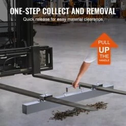 VEVOR 93 Lbs Hanging Magnetic Sweeper Pickup Tool, Nail Hang-Type Magnetic Forklift Sweeper, Industrial-Grade Magnets Steel Material, Gray -Vevor GUEST 37af379f 5f1e 4edb 8a29 fdab34bc7d10