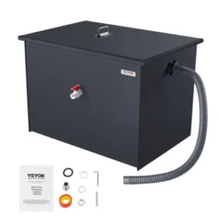 VEVOR Commercial Grease Trap, 40 LBS Grease Interceptor, Side Inlet Interceptor, Carbon Steel Grease Trap, 15.2 GPM Waste Water Oil-water Separator -Vevor GUEST 37e4b747 b8d8 4ca8 a977 08bf216ce4be