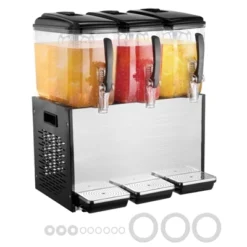 VEVOR Commercial Beverage Dispenser, 3 Tanks 12 L / 12.7 QT Per Tank Juice Dispenser, 370W Stainless Steel Ice Tea Drink Machine -Vevor GUEST 38f89f1f b8fc 4652 b5eb 4152aa530a02