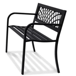 VEVOR Outdoor Bench,46 Inches Metal Garden Bench For Outdoors, 480 Lbs Load Capacity Bench, Outdoor Garden Park Bench With Backrest And Armrests -Vevor GUEST 3960ad72 ebdd 4f0d af90 6ab51e70ecaa