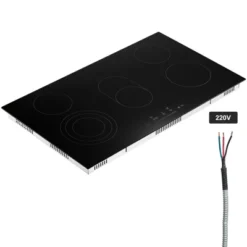 VEVOR Electric Cooktop, 36 Inch 5 Burners Built-in Electric Stove Top, 8600W Ceramic Top Radiant Cooktop With Glass Panel, Touch Control, Timer 15 VEVOR Electric Cooktop, 36 Inch 5 Burners Built-in Electric Stove Top, 8600W Ceramic Top Radiant Cooktop With Glass Panel, Touch Control, Timer -Vevor GUEST 3a08e948 c6de 4771 9cda 46565d4c4c13