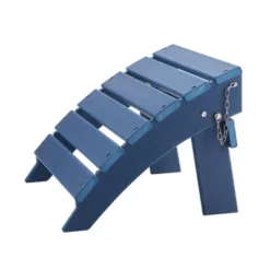 VEVOR Adirondack Ottoman, 15.7L X 18.9W X 13H Inch HDPE Plastic Folding Adirondack Ottoman, Weather-Resistant Foot Rest For Adirondack Chair, Blue -Vevor GUEST 3a5c48c3 ffbe 413a 9e3b b75d59f73b4b