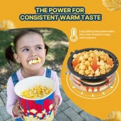 VEVOR Popcorn Maker, 480W Popcorn Popper Machine, 4 Oz Kettle Makes 1.5 Gallon Per Batch, Tabletop Popcorn Maker, Includes 3 Scoops, Red -Vevor GUEST 3b2517d8 b239 4ff7 8523 e01150bf18fe