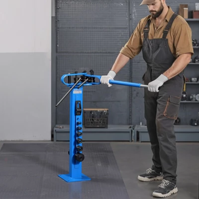 VEVOR Manual Pipe Bender, Pipe Tube Bender With 14 Bending Dies, 200° Heavy-Duty Tube Bending Tool For Copper Aluminum Iron Pipes 1 VEVOR Manual Pipe Bender, Pipe Tube Bender With 14 Bending Dies, 200° Heavy-Duty Tube Bending Tool For Copper Aluminum Iron Pipes