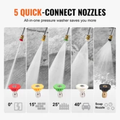 VEVOR Gas Pressure Washer, 3500 PSI 2.6 GPM, Gas Powered Pressure Washer With Aluminum Pump, Spray Gun And Extension Wand, 5 Nozzle Set, Black 10 VEVOR Gas Pressure Washer, 3500 PSI 2.6 GPM, Gas Powered Pressure Washer With Aluminum Pump, Spray Gun And Extension Wand, 5 Nozzle Set, Black -Vevor GUEST 3b706d96 291d 453a 91d4 de8f7b1f6521