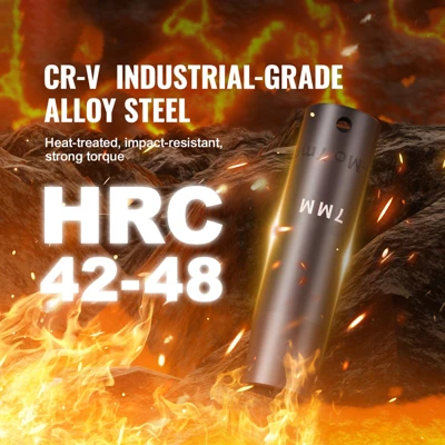 VEVOR 1/2" Drive Impact Socket Set, 13 Piece Deep Socket Set Metric 10-24mm, 6 Point CR-V Alloy Steel For Auto Repair, Easy-to-Read Size Markings 2 VEVOR 1/2" Drive Impact Socket Set, 13 Piece Deep Socket Set Metric 10-24mm, 6 Point CR-V Alloy Steel For Auto Repair, Easy-to-Read Size Markings - Image 2