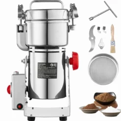 VEVOR 300g Electric Grain Mill Grinder, High Speed 1500W Commercial Spice Grinders, Stainless Steel Pulverizer Powder Machine -Vevor GUEST 3bf51e33 921d 484b abab 6b8aaae5a76a