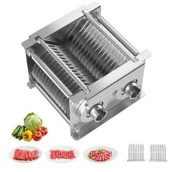 VEVOR Meat Cutter Machine Blade, 7 Mm Blade For Commercial Meat Cutter, One Set Blade For SJY-DQ90 Meat Cutting Machine, Stainless Steel, Silver -Vevor GUEST 3d223f03 554f 4282 a08b 603c7a29548d