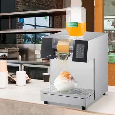 VEVOR Commercial Snowflake Ice Machine, 529.1LBS/24H Snowflake Ice Maker, Stainless Steel Ice Shaver Machine, Electric Snow Cone Maker, Silver 1 VEVOR Commercial Snowflake Ice Machine, 529.1LBS/24H Snowflake Ice Maker, Stainless Steel Ice Shaver Machine, Electric Snow Cone Maker, Silver