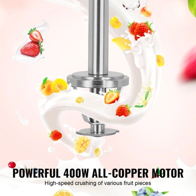 VEVOR Ice Cream Blender, 400W High-Speed Ice Cream Maker Mixer Stir Machine 4200RPM, Stepless Speed Adjustment, Silver 6 VEVOR Ice Cream Blender, 400W High-Speed Ice Cream Maker Mixer Stir Machine 4200RPM, Stepless Speed Adjustment, Silver - Image 6