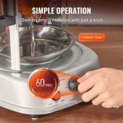 VEVOR Shawarma Grill Machine, Vertical Chicken Shawarma Cooker Machine Countertop, Electric Stainless Steel Broiler Gyro Rotisserie Oven Doner -Vevor GUEST 423d87cf 650d 4b5e 9cb2 a202143b4b59