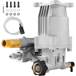 VEVOR Pressure Washer Pump, 3/4" Shaft Horizontal, 3400 PSI, 2.5 GPM, Replacement Power Washer Pumps Kit, Parts Washer Pump, Silver -Vevor GUEST 44380df2 37b8 415a 93bc 4a639953763b