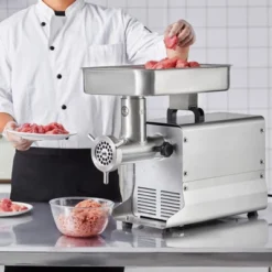 VEVOR Meat Grinder, 21 Lbs/Min Capacity Electric Meat Grinders With Blade, Grinding Plate, Sausage Maker, Stainless Steel Commercial Meat Mincer