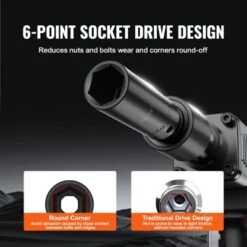 VEVOR 3/8" Drive Impact Socket Set, 25 Piece Deep & Shallow Socket Set SAE 5/16" - 1", 6 Point Cr-Mo Alloy Steel For Auto Repair, Easy-to-Read -Vevor GUEST 456fc549 146e 4c60 818f 07a4b8df392b