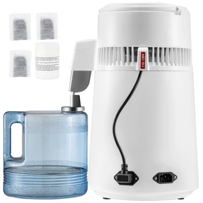 VEVOR 1.1Gal Water Distiller, 0.3Gal/H, 750W Distilled Water Maker Machine 0-99H Timing Set Temp Display, 304 Stainless Steel Countertop Distiller 8 VEVOR 1.1Gal Water Distiller, 0.3Gal/H, 750W Distilled Water Maker Machine 0-99H Timing Set Temp Display, 304 Stainless Steel Countertop Distiller - Image 8