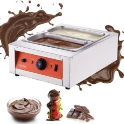 VEVOR Chocolate Tempering Machine, 17.6 Lbs 2 Tanks Chocolate Melting Pot TEMP Control 86~185℉,1500W Stainless Steel Electric Commercial Food Warmer -Vevor GUEST 45dd813b 1f3a 447a 8bfc e5372f4a99e1