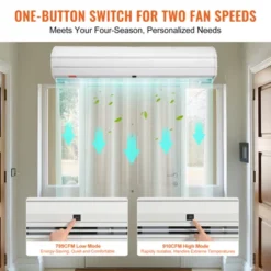 VEVOR 48" Commercial Indoor Air Curtain Super Power 2 Speeds 1200CFM, Wall Mounted Air Curtains For Doors, Indoor Over Door Fan, White -Vevor GUEST 4609f7b4 eb1f 4b18 af58 bd6e3840ad50