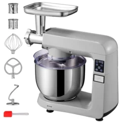 VEVOR 6 In 1 Stand Mixer, 450W Multifunctional Electric Mixer With Tilt-Head, 6 Speeds And LCD Screen Timing, 7.4Qt Stainless Bowl, Dough Hook -Vevor GUEST 47d1a6e0 b146 4ffe 9562 878168d9c0a4