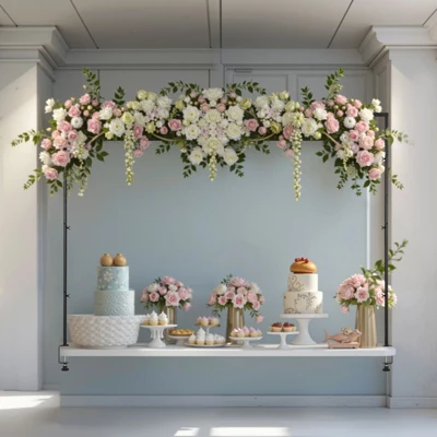 VEVOR Over The Table Rod Stand With Clamps, 13"-42" Tall & 28"-98" Length Adjustable, 2 Packs Table Arch Stand, Tabletop Balloon Arch Frame, Black 1 VEVOR Over The Table Rod Stand With Clamps, 13"-42" Tall & 28"-98" Length Adjustable, 2 Packs Table Arch Stand, Tabletop Balloon Arch Frame, Black