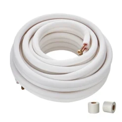 VEVOR 50FT Mini Split Line Set, 1/4" & 1/2" O.D Copper Pipes Tubing And Triple-Layer Insulation, For Mini Split Air Conditioning Refrigerant, White -Vevor GUEST 4aca380f 8759 4c09 9db5 561f28bfa5d1
