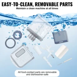 VEVOR Electric Pasta Maker, 150W Automatic Noodle Maker Machine With 8 Pasta Shapes, 4 Intelligent Modes, 500g Flour Capacity, Black -Vevor GUEST 4cb7d03e 5423 4919 ad53 f1cbd3e7d5b8