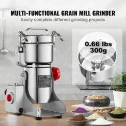 VEVOR 300g Electric Grain Mill Grinder, High Speed 1500W Commercial Spice Grinders, Stainless Steel Pulverizer Powder Machine -Vevor GUEST 4d1a3f4c b317 4093 9397 917e6229f77c