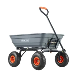 VEVOR Garden Cart, Durable Poly Dump Cart With Simple Assembly Steel Framework, Versatile Dump Cart, 600 Lbs Load Capacity, 10 Inch Wheels -Vevor GUEST 4d3220b8 eadf 48d8 8c7e 2f22d06629dc