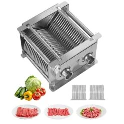 VEVOR Meat Cutter Machine Blade, 5 Mm Blade For Commercial Meat Cutter, One Set Blade For SJY-DQ90 Meat Cutting Machine, Stainless Steel, Silver -Vevor GUEST 4d804113 fa77 40ea 80f3 9d633cb82067