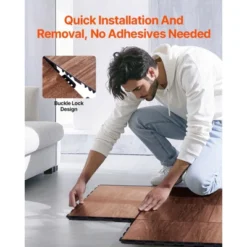 VEVOR Dance Floor Tiles, 12.4 X 12.4 In 25 Piece Interlocking Dance Flooring, Portable Dance Practice Floor With Cushioned Base -Vevor GUEST 4e18f83e bc0b 46c2 89b0 8120ccbc414d