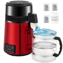 VEVOR 1.1Gal Water Distiller, 0.3Gal/H, 750W Distilled Water Maker Machine 0-99H Timing Dual Temp Display, 304 Stainless Steel Countertop Distiller -Vevor GUEST 4e330c51 992c 4459 82d1 66edf3d5d905