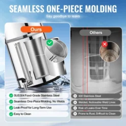 VEVOR Gravity-fed Water Filter System, 2.25G 304 Stainless-Steel Countertop System, Water Filtration System, Reduces Lead And Up To 99% -Vevor GUEST 4f0f8600 25fa 4922 8886 3000755a8841