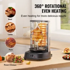 VEVOR Shawarma Grill Machine, Vertical Chicken Shawarma Cooker Machine Countertop, Electric Stainless Steel Broiler Gyro Rotisserie Oven Doner Kebab -Vevor GUEST 4f26fbeb fbd7 49cc 99f5 1e031060db7b
