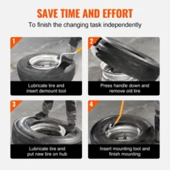 VEVOR Manual Tire Change Kit, 22.5-24.5 Inch, Steel Construction -Vevor GUEST 504157e5 cd91 406a b124 e7b144f34727